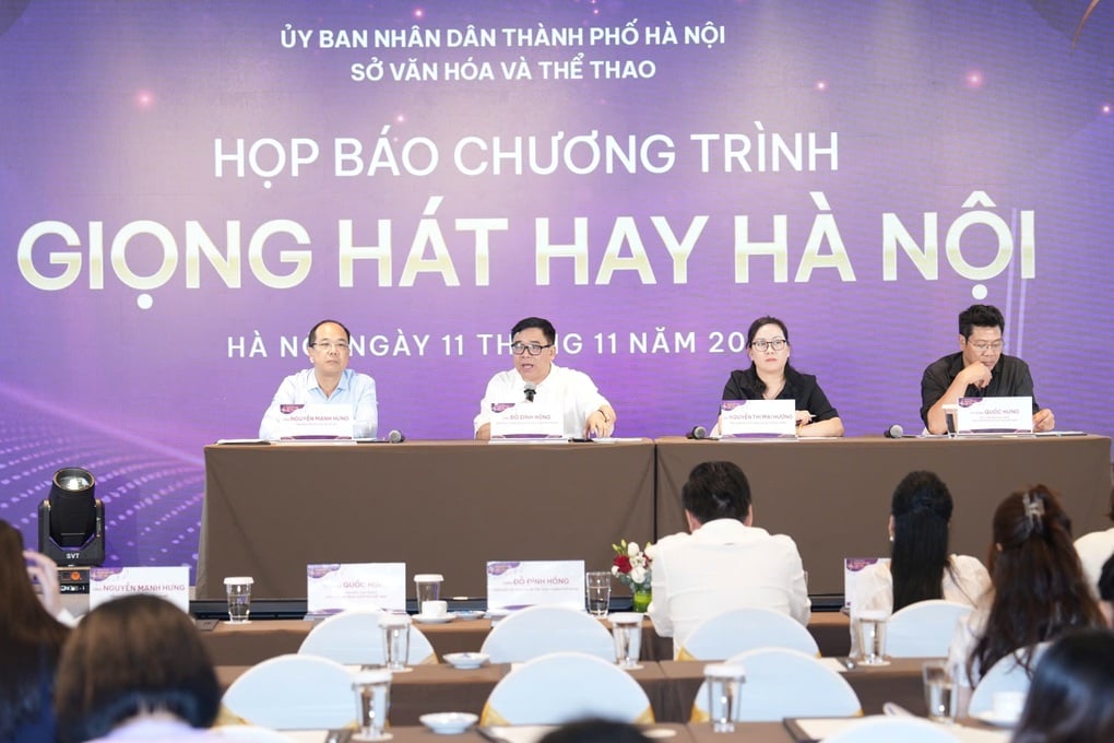 NSND Quốc Hưng, Tấn Minh chấm thi Giọng hát hay Hà Nội năm 2024 - 1