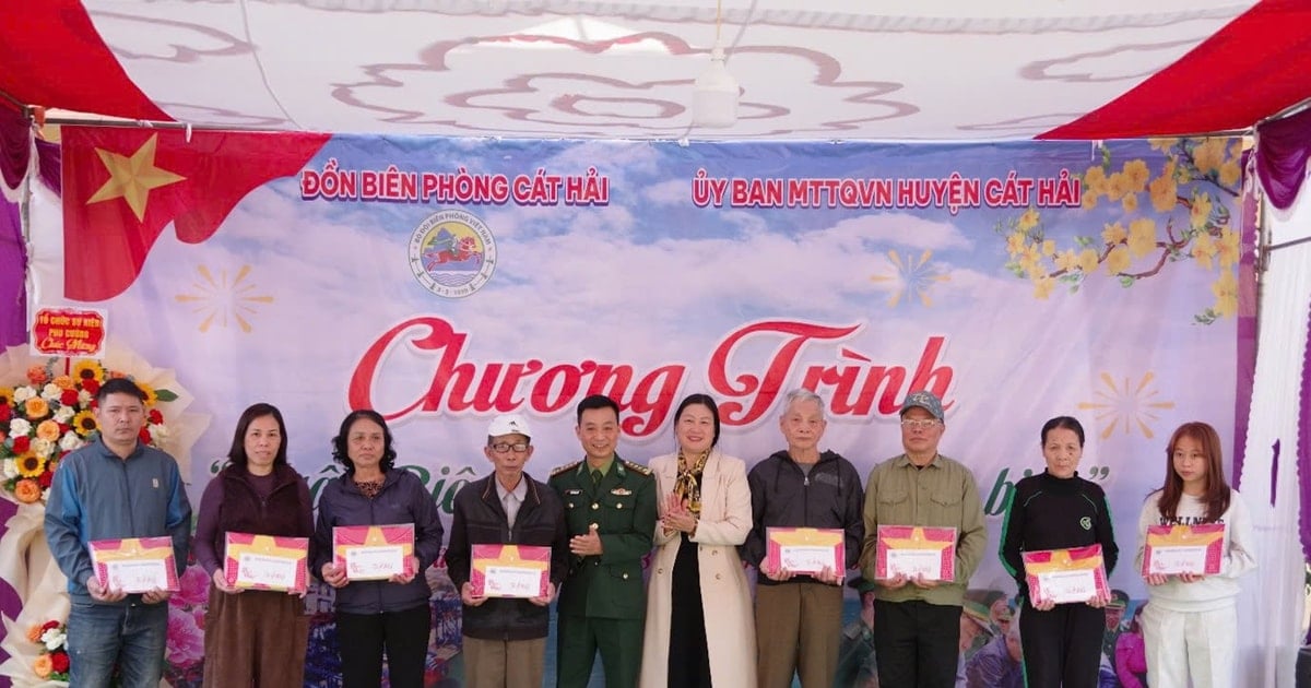 El programa 'La primavera fronteriza calienta los corazones de los pescadores' llega a los pescadores de Hai Phong