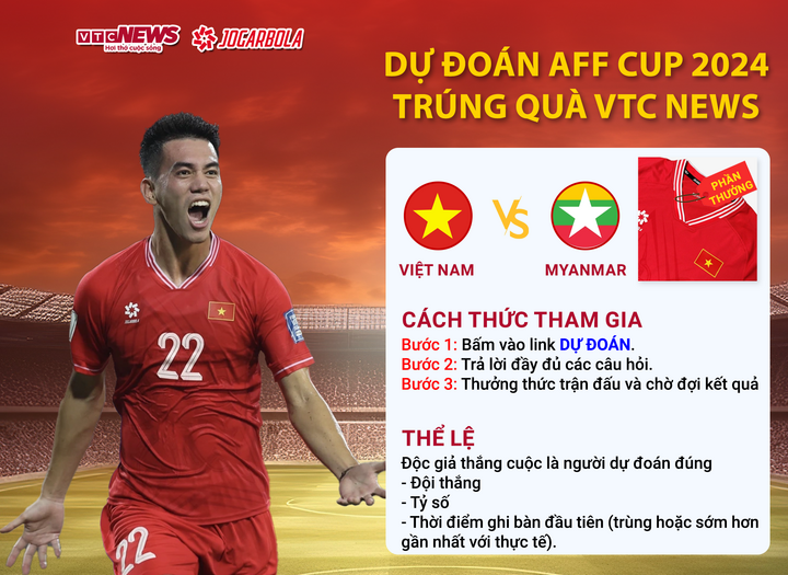 Cách tham gia dự đoán AFF Cup 2024 trên VTC News