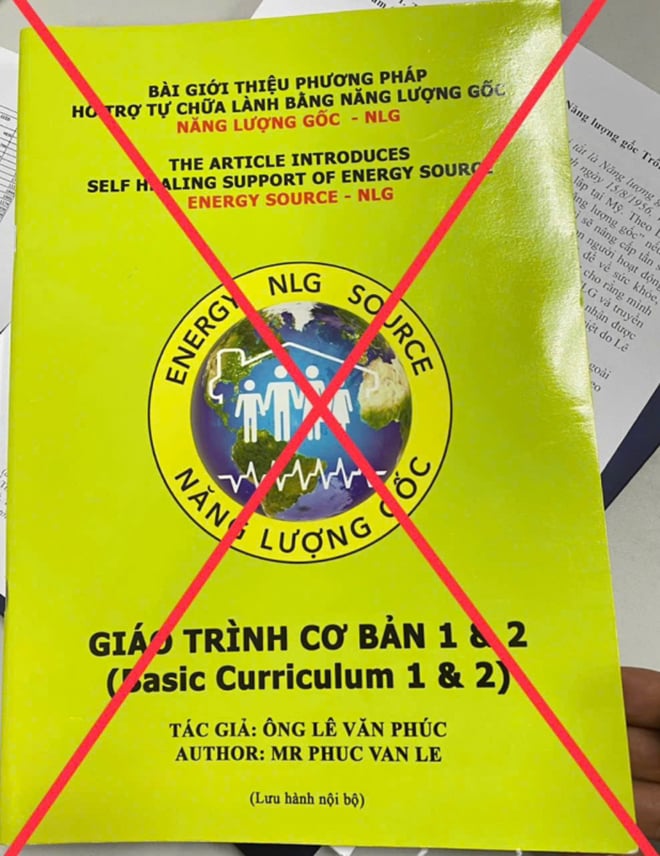 ตำราเรียน NLG ของ Le Van Phuc ถูกยึดโดยหน่วยงานความมั่นคงภายในของตำรวจจังหวัด Hai Duong
