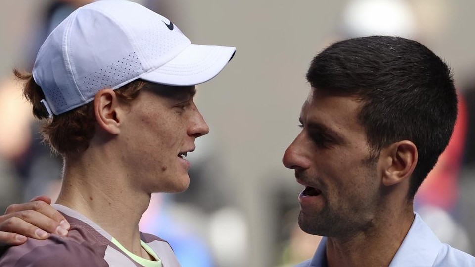 Novak Djokovic leads, Jannik Sinner rises to 4th