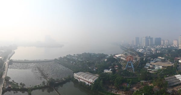 Ciel couvert, le lac de l'Ouest enregistre des niveaux élevés de pollution de l'air