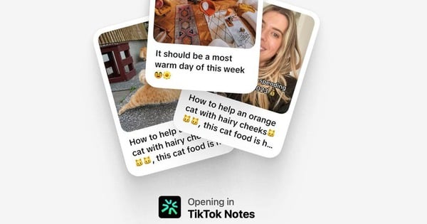 تيك توك على وشك إطلاق شبكة التواصل الاجتماعي للصور TikTok Notes