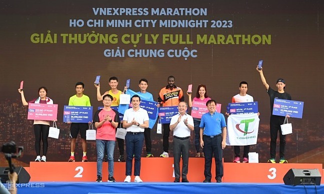 Ho Chi Minh City Night Run 2024 has a total prize of over one billion VND