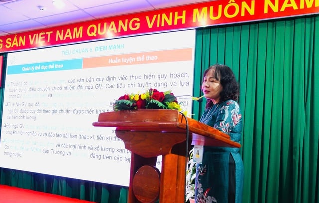 Trường Đại học Thể dục Thể thao TP.HCM hoàn thành đợt Khảo sát chính thức đánh giá ngoài 02 chương trình đào tạo - Ảnh 4.