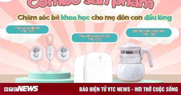 Combo sản phẩm chăm sóc bé khoa học cho mẹ đón con đầu lòng