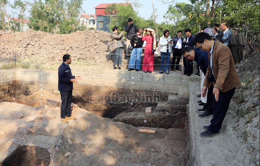 Se encontraron muchos trozos de moldes en el Dong de Thanh Co Luy Lau, imagen 2.