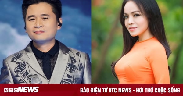 People's Artist Tan Minh and Lan Anh are judges for the Hanoi Voice contest.