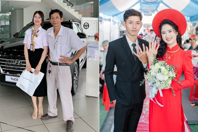 'Uncle' from Binh Phuoc went to buy a car and unexpectedly found a bride of his choice