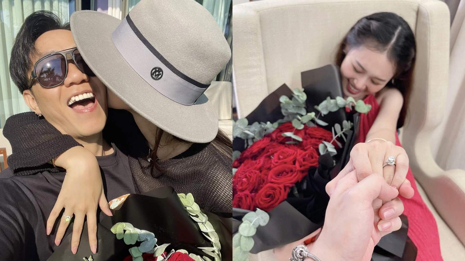 안득이 여자친구에게 청혼했다. 사진: 페이스북 캐릭터