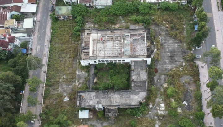 Terrain vendu aux enchères de 2,1 hectares dans la ville de Trang Bom (district de Trang Bom).