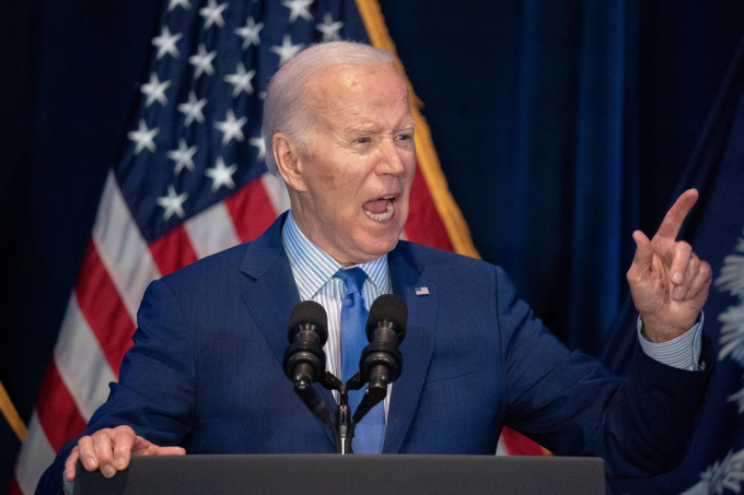US-Präsident Joe Biden am 27. Januar in South Carolina. Foto: AFP