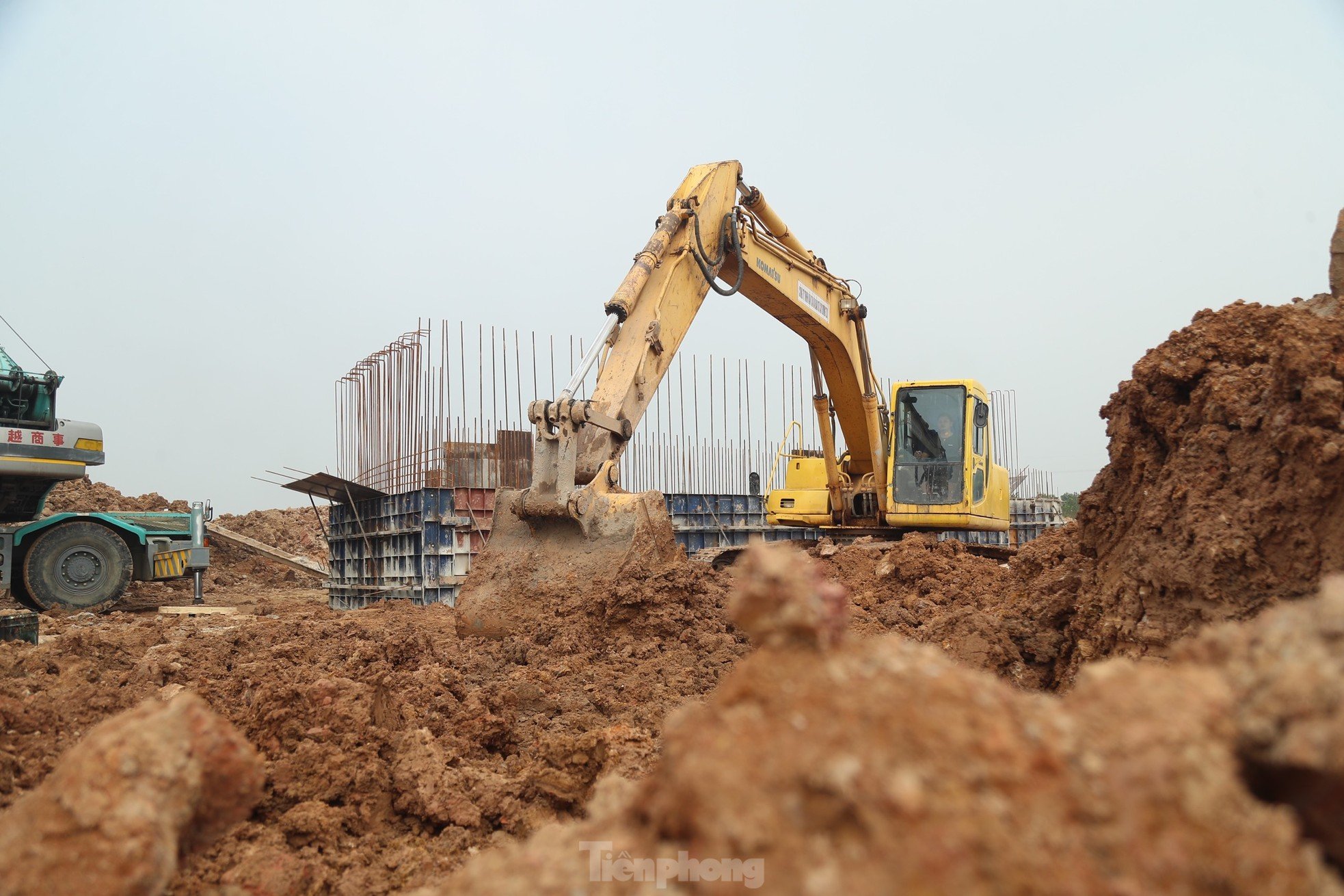 環状道路4号線の建設工事が活発に行われている - テト休暇中の首都圏の写真10