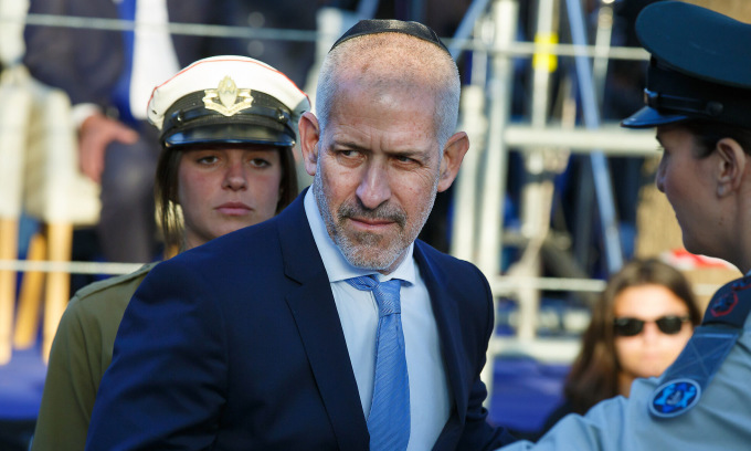 Shin Bet-Direktor Ronen Bar im November 2022. Foto: Times of Israel
