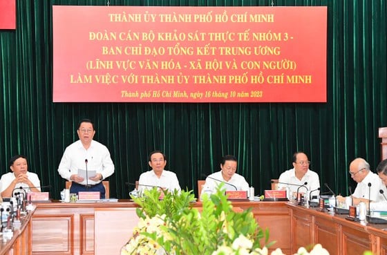 Trưởng Ban Tuyên giáo Trung ương Nguyễn Trọng Nghĩa phát biểu kết luận. Ảnh: VIỆT DŨNG ảnh 2