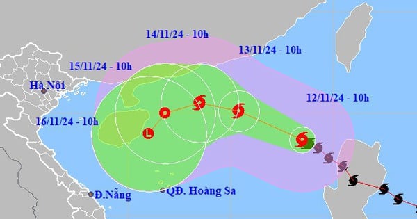 Cập nhật mới nhất về hướng đi, cường độ của bão số 8 trên Biển Đông