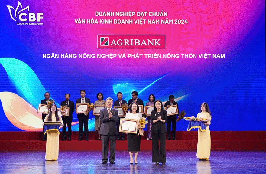 Agribank: empresa que cumple con los estándares de cultura empresarial vietnamita en 2024