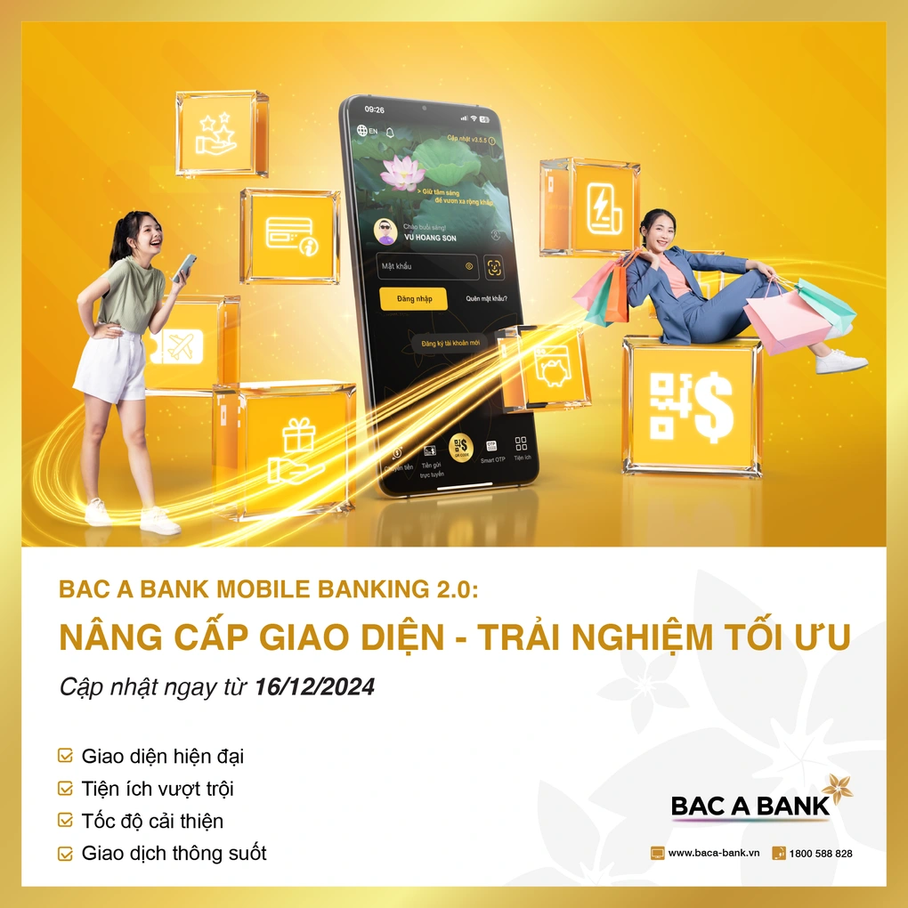 BAC A BANK เปิดตัวแอปพลิเคชันอีแบงก์กิ้งเวอร์ชั่นใหม่