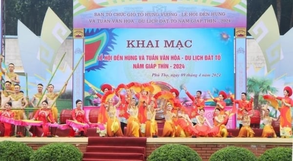 Phú Thọ chào đón du khách đến với Lễ hội Đền Hùng và Tuần Văn hóa