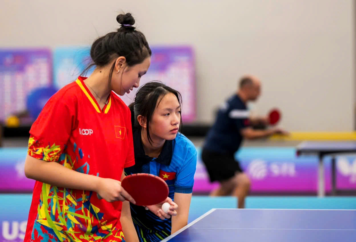 Two Vietnamese athletes won the 2024 US Open Table Tennis Championship