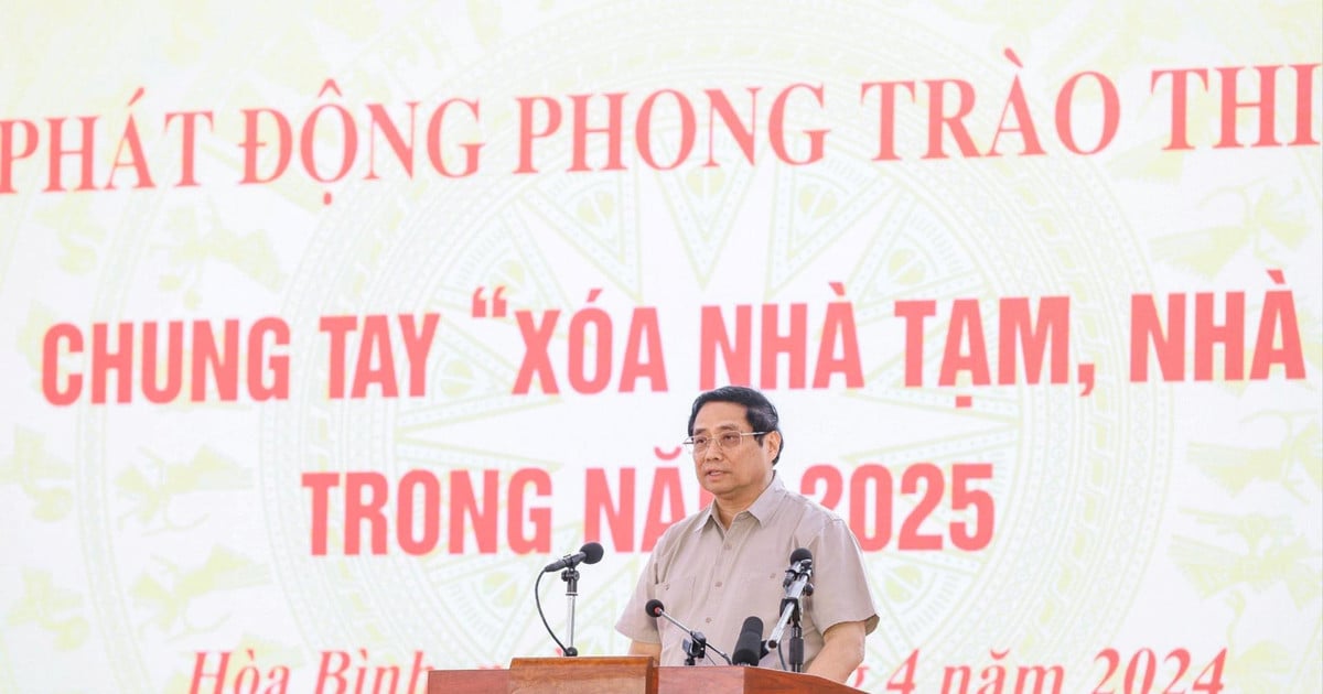 Thủ tướng phát động Phong trào thi đua cả nước chung tay 'Xóa nhà tạm, nhà dột nát' trong năm 2025