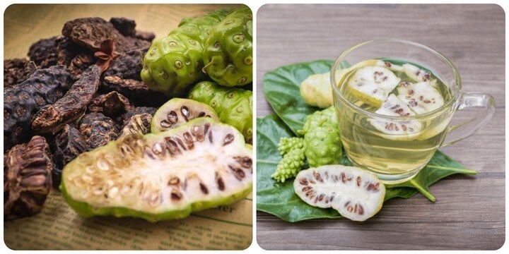 Noni juice has many health benefits.