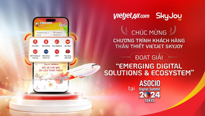 Vietjet SkyJoy, 혁신을 기리는 ASOCIO DX Award 2024에서 영예 수상 - 1