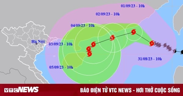 Tin bão số 3 ngày 31/8 và dự báo thời tiết dịp lễ 2/9