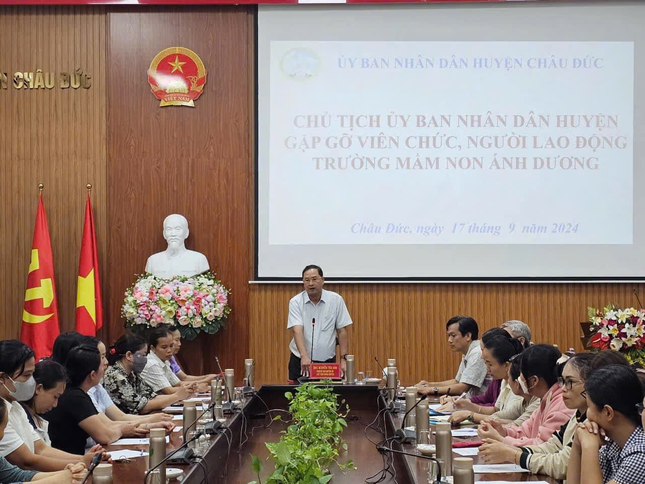 Der Fall, dass der Reis der Lehrer nur 2 Stücke Hackbraten enthält: Umfassende Inspektion des Anh Duong Kindergartens, Foto 2