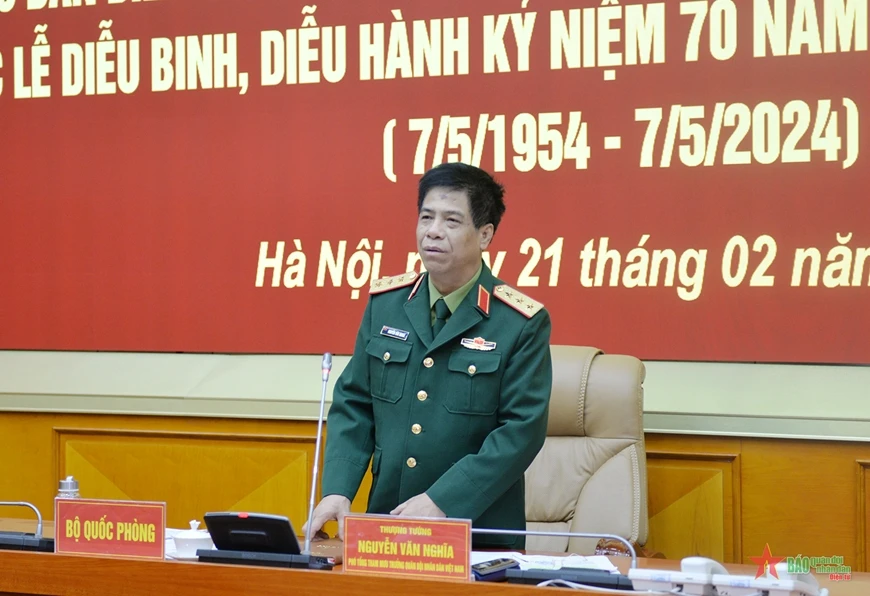 Triển khai nhiệm vụ diễu binh, diễu hành tại Lễ kỷ niệm 70 năm Chiến thắng Điện Biên Phủ