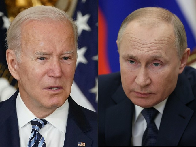 ジョー・バイデン米大統領（左）とロシアのウラジーミル・プーチン大統領。写真：AFP