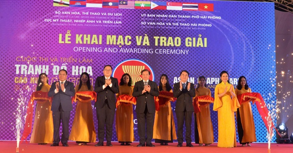 Trao giải thưởng Cuộc thi và Triển lãm Tranh Đồ họa các nước ASEAN 2024