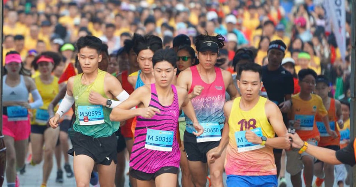 Japanese athlete sets record at Trang An Marathon 2024