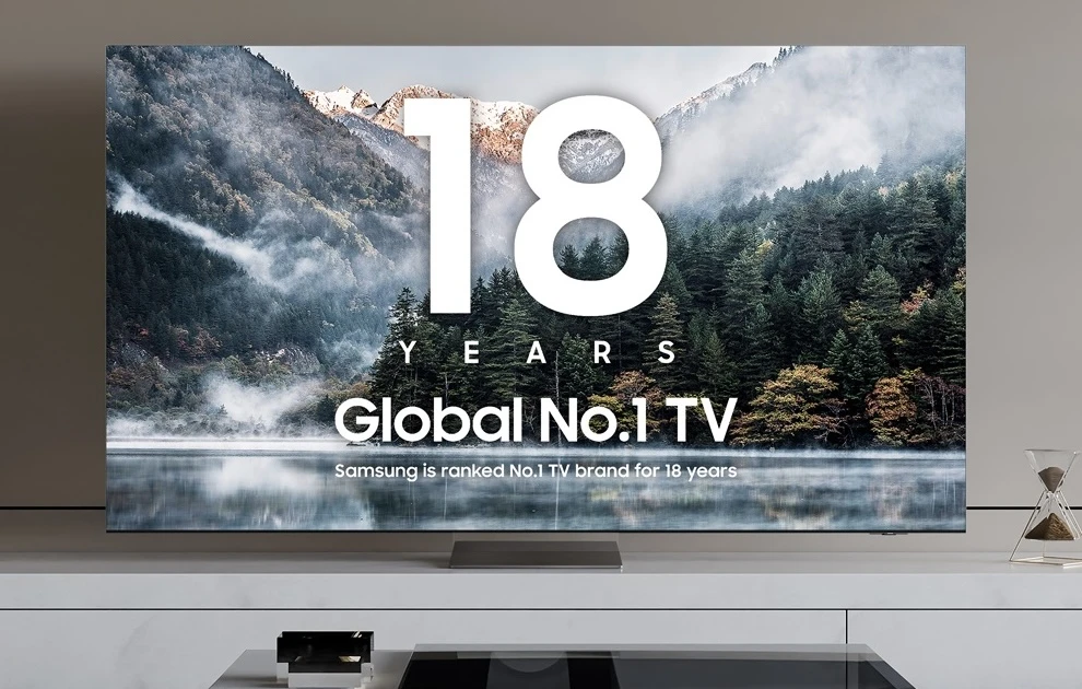 Samsung continues to affirm its leading position in the global TV market