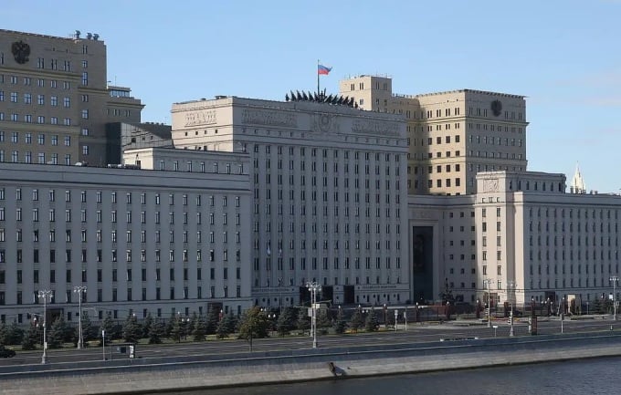 Hauptquartier des russischen Verteidigungsministeriums in Moskau im März 2018. Foto: TASS