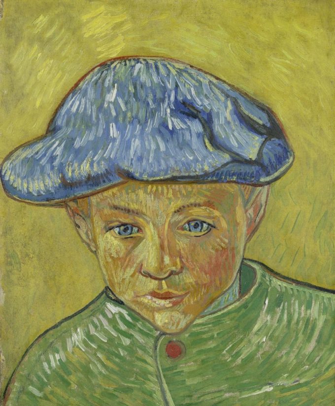 Portrait of Camille Roulin (1888) on display at the Van Gogh Museum (Netherlands). Photo: Artnet