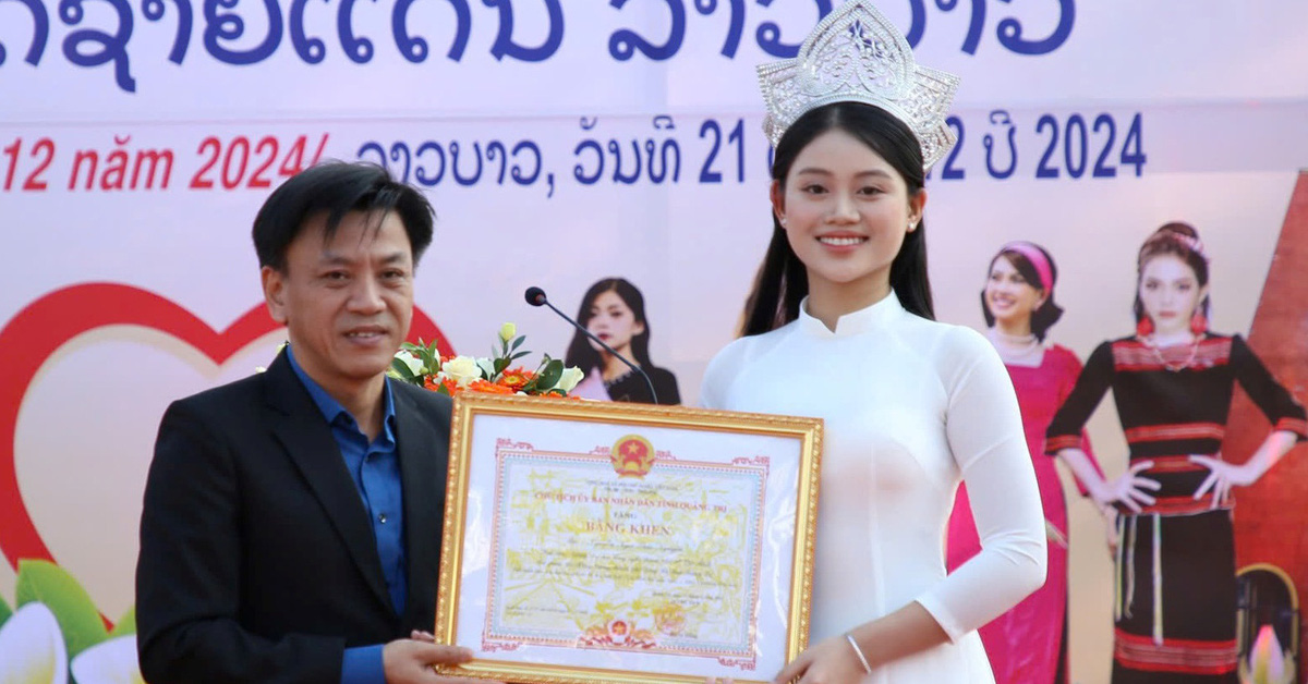 La señorita Thao Nguyen 'calienta' el mercado transfronterizo entre Vietnam y Laos