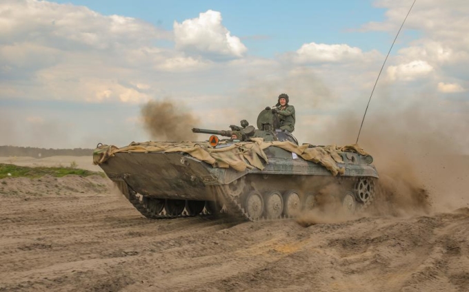ポーランドのPT-91戦車が5月13日にノヴァ・デバで行われたNATO演習に参加した。写真: 米陸軍