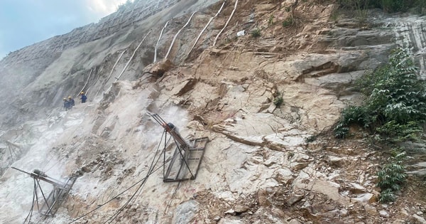 Risque potentiel d'accident au col d'An Khe en raison de la lenteur des travaux