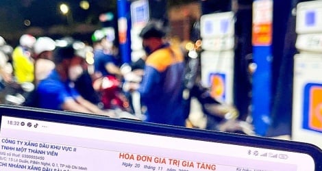 Chỉ còn 7,8% cửa hàng bán lẻ xăng dầu chưa phát hành hóa đơn điện tử