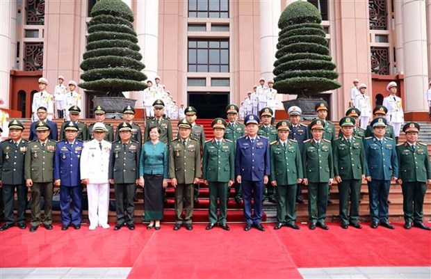 Renforcement de l'amitié et de la solidarité entre les deux armées du Vietnam et du Cambodge, photo 4