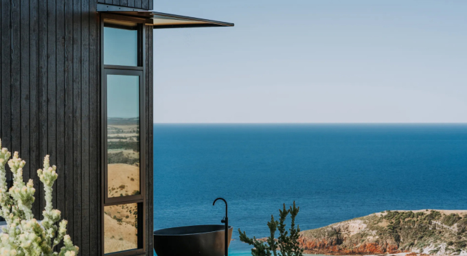 Ein abgeschlossenes Apartment auf Kangaroo Island, Australien, das Touristen eine neue Art der Flucht aus dem Alltag bietet. Foto: Traveller