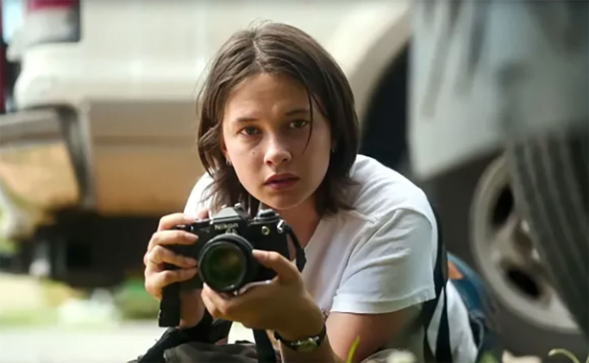 Diễn viên Cailee Spaeny (vai Jessie Cullen) trong phim Civil War
