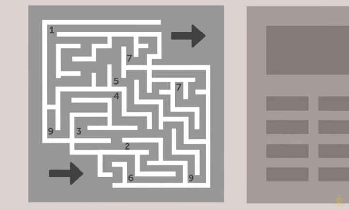 Trouvez le numéro transmis pour déverrouiller la porte au niveau de la flèche ci-dessus.