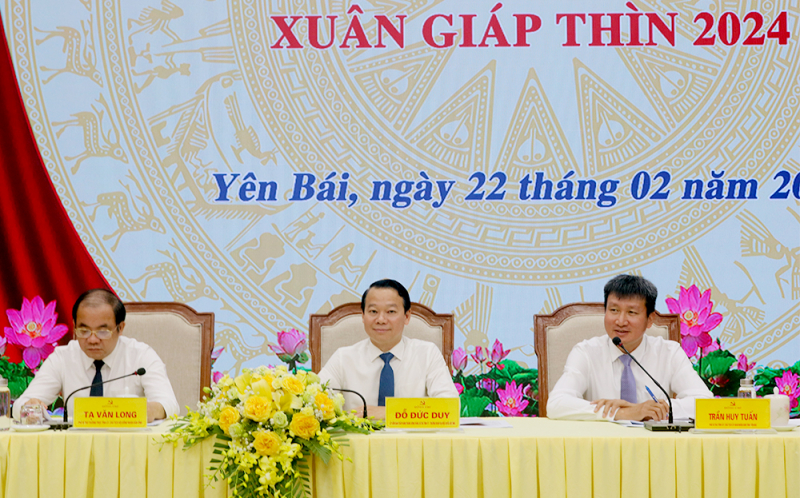 Tỉnh ủy Yên Bái gặp mặt các cơ quan báo chí đầu xuân  -0