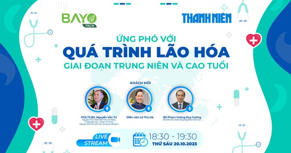 Chương trình trực tuyến 'Ứng phó với quá trình lão hóa giai đoạn trung niên, cao tuổi'