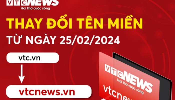 VTC News electronic newspaper changes domain name vtc.vn to vtcnews.vn