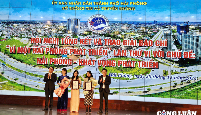 19 works won the 6th "For a Developing Hai Phong" journalism award