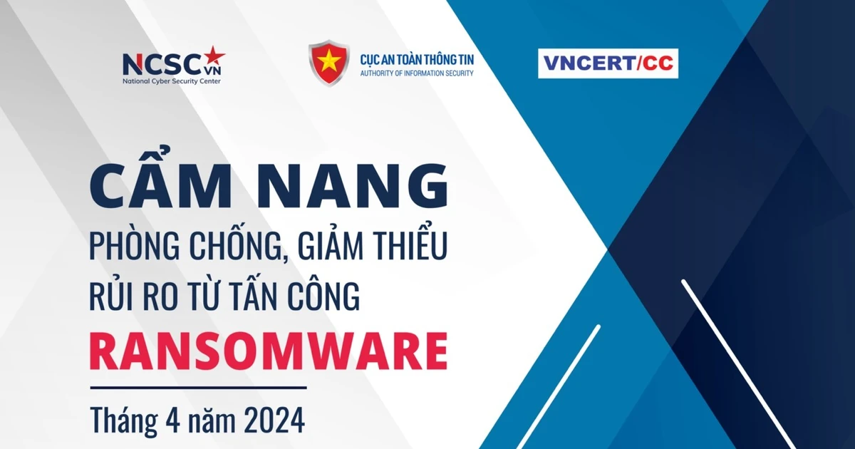 Ra mắt cẩm nang phòng chống tấn công ransomware