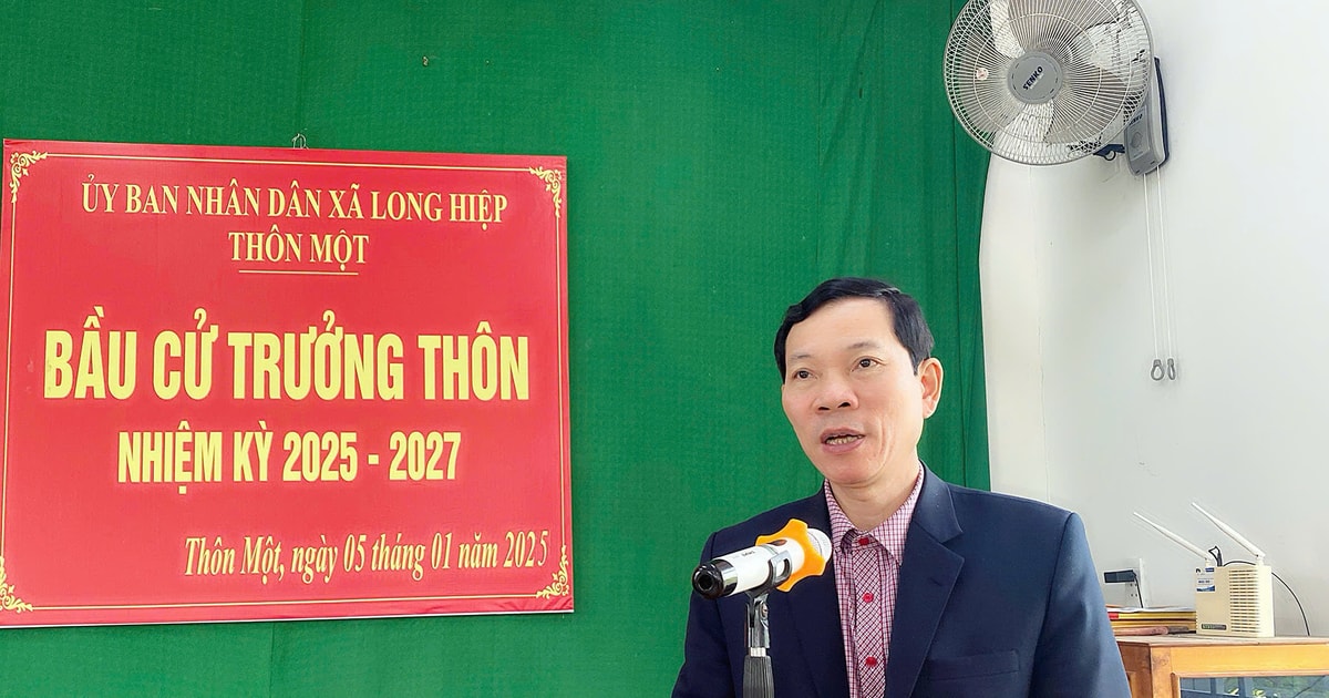 Bầu cử trưởng thôn, tổ trưởng tổ dân phố trên toàn tỉnh